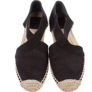 Adorable Black Tory Burch espadrilles! Size 5